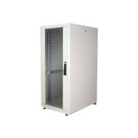 DIGITUS Professional Dynamic Basic Series DN-19 26U-6/8-D - Schrank Netzwerkschrank - Hellgrau, RAL 7035 - 26U - 48.3 cm (19")