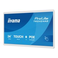 Iiyama ProLite TW2424AS-W3P - Android-PC - Touchscreen-PC - 1 RK3576 - RAM 4 GB - SSD - eMMC 32 GB - Mali-G52 MC3 - 1GbE, Wi-Fi 6, Bluetooth 5.3 - WLAN: 802.11a/b/g/n/ac/ax, Bluetooth 5.3 - Android 14 - Monitor: LED 60.5 cm (23.8")