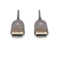 DIGITUS DisplayPort AOC Hybrid Glasfaserkabel, UHD 8K, 15 m