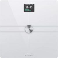 WITHINGS Body Comp, Elektronische Personenwaage, 200 kg, 50 g, Weiß, 5 kg, kg, lb