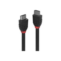 Lindy Hohe Geschwindigkeit - HDMI-Kabel mit Ethernet - HDMI männlich zu HDMI männlich - 2 m - Doppelisolierung - Schwarz - Unterstützung für 4K60Hz (3840 x 2160)