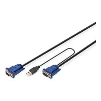 DIGITUS KVM-Kabel USB für KVM-Konsolen