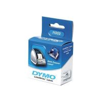 Dymo Original LabelWriter Mehrzwecketiketten (Klein) | 13 mm x 25 mm | Rolle mit 1.000 leicht ablösbaren Etiketten | selbstklebend | für LabelWriter Etikettendrucker und Beschriftungsgerät, Weiß, Selbstklebendes Druckeretikett, Papier, Entfernbar, Rechtec