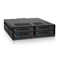 Icy Dock MB324SP-1B, HDD / SSD-Gehäuse, 2.5", SATA, Hot-Swap, Schwarz