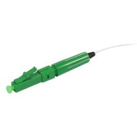Synergy 21 LWL-FTTH-Kabel, zbh. Feldkonfektionierbarer Stecker, LC(APC) für 0,9mm SM 9/125u Kabel, 10-Pack, LC/APC, Männlich, Grün, 1260,1650 nm, 9 µm, 125 µm