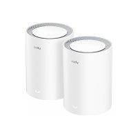 CUDY M1800 - 2.0 - WLAN-System - (2 Router) - bis zu 1.800 qm - Netz 1GbE - Wi-Fi 6 - Dual-Band (Packung mit 2)