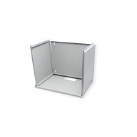 ROLINE Basic - Gehäuse - Set, 540x400 BxT - geeignet für Wandmontage - RAL 7035, Hellgrau - 9U - 48.3 cm (19")
