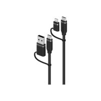 Alogic USB-Kabel - Lightning, USB-C (M) zu USB, USB-C (M)