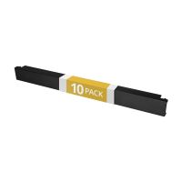 StarTech.com Startech 1HE Blindpanel - Werkzeuglose Rack Panel - 10 Pack1HE Blindpanel - Werkzeuglose Rack Panel - 10 Pack - Rack - Leerkonsole - Vorderseite - Schwarz - 1U - 48.3 cm (19")