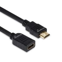 MEDIARANGE MRCS256, 2 m, HDMI Typ A (Standard), HDMI Typ A (Standard), 3D, 18 Gbit/s, Schwarz
