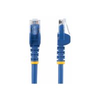 StarTech.com 50cm CAT6 Ethernet Cable, 10 Gigabit Snagless RJ45 650MHz 100W PoE Patch Cord, CAT 6 10GbE UTP Network Cable w/Strain Relief, Blue, Wiring is UL Certified/TIA - Category 6 - 24AWG (N6PATC50CMBL)