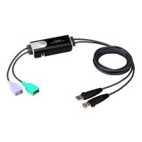 ATEN CS62KM, 1,8 m, USB, USB, Schwarz, USB, 2 x USB Type A