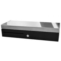 APG Solutions ECD460, Manuelle Kassenlade, Edelstahl, Schwarz, Edelstahl, 460 mm, 170 mm, 100 mm