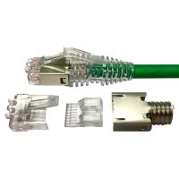 CommScope MP-6S-B-5, RJ45, Edelstahl, Transparent, Edelstahl, Cat6, Nickel/Gold, Vernickeltes Phosphorbronze