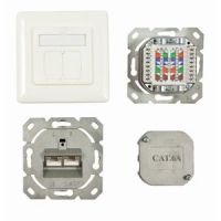 Synergy 21 S216358, 2 x RJ-45, 6a, Weiß, 80 mm, 80 mm, 5,6 cm