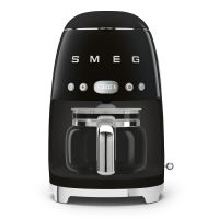 SMEG DCF02BLEU, Filterkaffeemaschine, 1,4 l, Gemahlener Kaffee, 1050 W, Schwarz