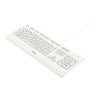 Logitech K280e - Tastatur - USB - Deutsch - weiß