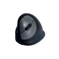 R-Go Ergonomische Maus HE Break - Maus - ergonomisch - Für Linkshänder - 5 Tasten - kabellos - 2.4 GHz - kabelloser Empfänger (USB)