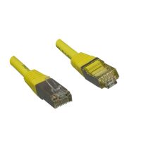 DINIC C6-5-GE, 5 m, Cat6, SF/UTP (S-FTP), RJ-45, RJ-45, Gelb