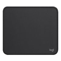 Logitech Mouse Pad - Studio Series, Graphit, Einfarbig, Nylon, Polyester, Gummi, Anti-Rutsch-Basis