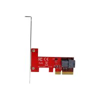 StarTech.com x4 PCI Express auf SFF-8643 Adapter für PCIe NVMe U.2 SSD - PCI Express 2,5 NVM Express SSD Adapter - Schnittstellenadapter - 2.5" (6.4 cm)