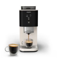 Krups SA4001, Espressomaschine, Kaffeebohnen, Eingebautes Mahlwerk, Elfenbein
