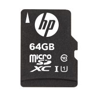 HP SDU64GBXC10HP-EF, 64 GB, MicroSDXC, Klasse 10, UHS-I, Class 1 (U1), Schwarz