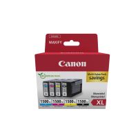 Canon PGI-1500XL BK/C/M/Y Multipack, Hohe (XL-) Ausbeute, Schwarz, Cyan, Magenta, Gelb, 4 Stück(e), Multipack