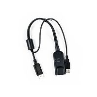 Vertiv Avocent MPUIQ-VMCDP, 0,3556 m, USB, USB, DisplayPort, Schwarz, DISPLAYPORT
