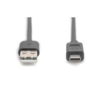 DIGITUS USB-C Anschlusskabel, USB-A - USB-C