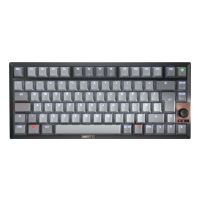 Cherry KW 300W MX, Verkabelt & Kabellos, USB + Bluetooth, Mechanischer Switch, QWERTY, LED, Schwarz, Kupfer, Grau