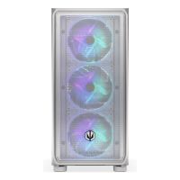 ENDORFY ARX 500 ARGB White, Midi Tower, PC, Weiß, ATX, micro ATX, Mini-ITX, Gehärtetes Glas, Gaming