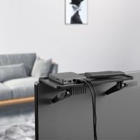 Techly ICA-DRS 902, Schwarz, Kunststoff, 6 kg, Kunststoff, Freistehend, 1 Regale