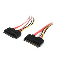 StarTech.com SATA Verlängerung 30cm - 22pin Kombikabel Stecker / Buchse - internes S-ATA Daten- Strom Verlängerungskabel - SATA-Verlängerungskabel - SATA Combo (W)