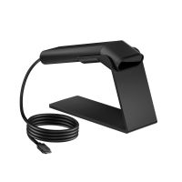 HP Engage 2D G2 Barcode Scanner, Tragbares Barcodelesegerät, 2D, Kabelgebunden, USB, Schwarz, China