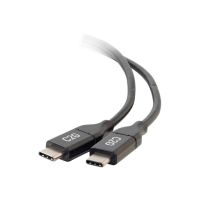 C2G 0.9m (3ft) USB C Cable - USB 2.0 (5A) - M/M USB Type C Cable - Black - USB-Kabel - USB-C (M)