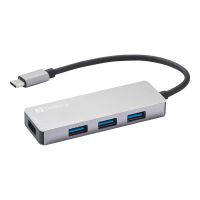 SANDBERG Hub - 1 x SuperSpeed USB 3.0 + 3 x