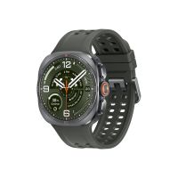 Samsung Galaxy Watch Ultra2 - 47 mm - Titansilber - intelligente Uhr mit Marineband - Olive - Bandgröße: S/M/L - Anzeige 3.85 cm (1.52")