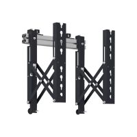 AG Neovo VWM-02 - Montagekomponente (2 Montagearme) - für Videoleinwand - Stahl - Schwarz - Bildschirmgröße: 107-165 cm (42"-65")