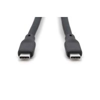 DIGITUS USB Silikon Kabel, USB 3.2 Gen2, USB 10Gbps, 1m, schwarz