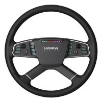 Moza Racing TSW Truck Wheel, Steuerrad, PC, Verkabelt & Kabellos, Schwarz, Aluminium, Kunstleder, Polymer, Kabel