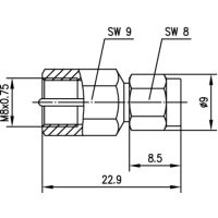 Telegärtner Karl Gärtner Telegärtner Inter-Series - HF-Koaxialadapter