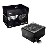 ASRock PRO-750B, 750 W, 100 - 240 V, 50/60 Hz, 10 - 5 A, 62,5 A, Überstrom, Kurzschluß, Überspannung, Unterspannung, Überhitzung, Überlastung