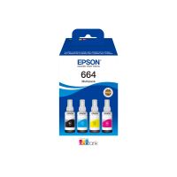 Epson EcoTank 664 - 4er-Pack - Schwarz, Gelb