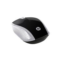 HP 200 - Maus - rechts- und linkshändig - optisch - kabellos - 2.4 GHz - kabelloser Empfänger (USB)
