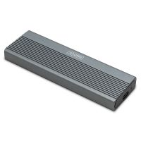 DIGITUS USB M.2 Festplattengehäuse, SSD, extern, NVMe, 10Gbps, USB 3.1 Gen2, Aluminium, werkzeugfrei