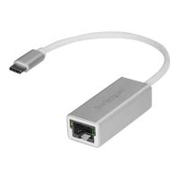 StarTech.com Startech USB-C to Gigabit Ethernet Adapter - Aluminum - Thunderbolt 3 Port Compatible - USB Type C Network Adapter (US1GC30A)