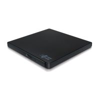 LG Hitachi-LG Slim Portable DVD-Brenner, Schwarz, Ablage, Desktop / Laptop, DVD±RW, USB 2.0, 60000 h