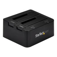 StarTech.com Dual-Bay USB 3.0 to SATA and IDE Hard Drive Docking Station, USB Hard Drive Dock, External 2.53.5 SATA III and IDE (40 pin)