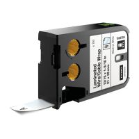 Dymo XTL - Vinyl - permanenter Klebstoff - Schwarz